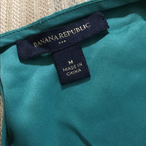 Banana Republic blue/green blouse - Picture 3 of 3